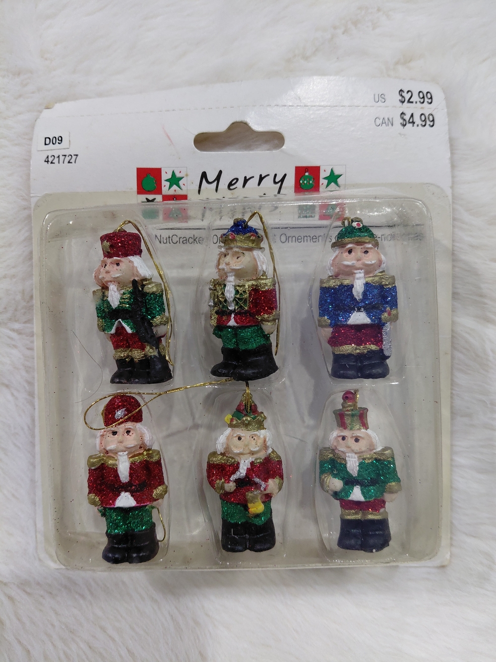 NOS Vintage Nutcracker  Hanging Ornaments